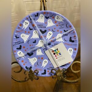 Purple  Melamine Ghosts Plates * Set of 8 * Halloween * Novogratz